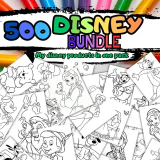 Disney Kleurplaten 500+ Afdrukbare PDF's