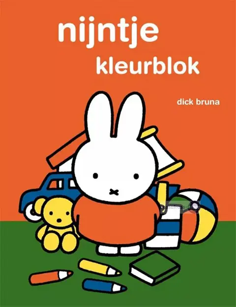 Dick Bruna ~ Nijntje kleurblok