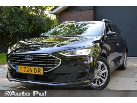 Ford Focus Wagon 1.0 EcoBoost Hybrid Titanium Navi/Pdc/Ecc/Led/Stoel Stuur & ruitverwarming/Leder/Cr