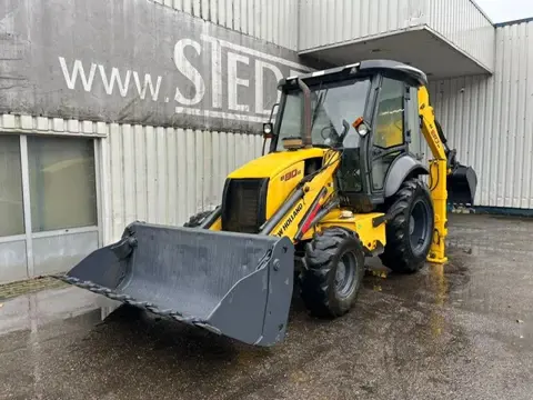 New Holland B 80 B-SS , 4x4 , Backhoe loader , 4in1 Bucket