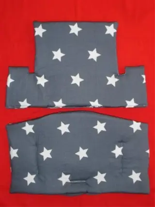 NIEUW Stokke Tripp Trapp Stoelverkleiner Kussen ster grijs 2