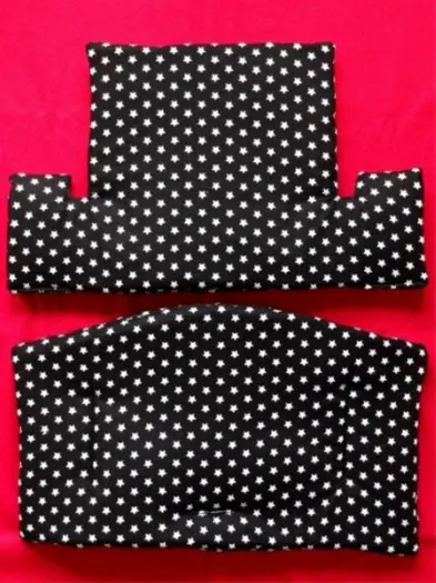 NIEUW Stokke Tripp Trapp Stoelverkleiner Kussen ster zwart 1