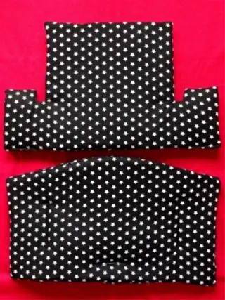 NIEUW Stokke Tripp Trapp Stoelverkleiner Kussen ster zwart 1