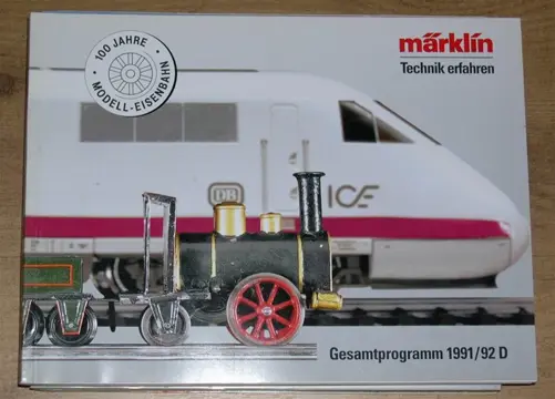 Marklin 1991-1992 hooftcatalogus