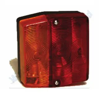 Aspock Minipoint achterlicht vierkant links rechts