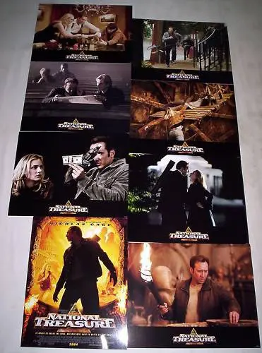 NATIONAL TREASURE lobbycard set.