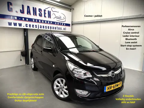 Opel KARL 1.0 EcoFLEX Cosmo ZWART LEER !!