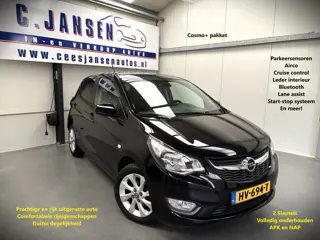 Opel KARL 1.0 EcoFLEX Cosmo ZWART LEER !!