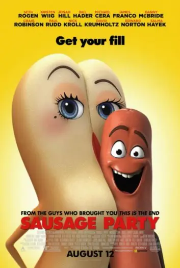 SAUSAGE PARTY filmposter.