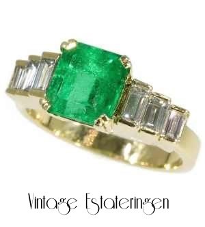 Vintage trouwringen in alle kleuren en stijlen.