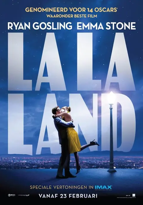 LA LA LAND filmposter.