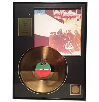 Led Zeppelin - Led Zeppelin II 24 karaats Gouden Plaat (LP)