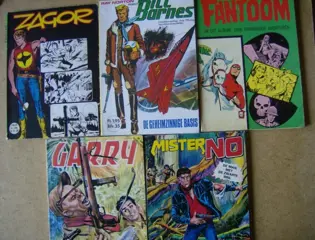 Bill barnes,fantoom,garry,mister no,zagor adv 2580
