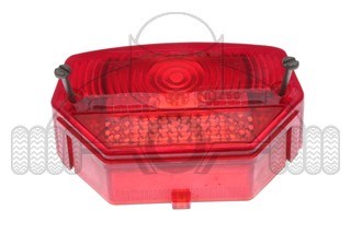 Achterlichtglas kreidler rood/zw-ulo-250 9015 2e