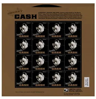 Johnny Cash Postzegelvel