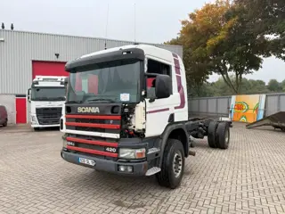 Scania 124-420 / ENGINE RUNNING / RETARDER / BIG AXLE / FULL-STEEL / ONLY: 540918 KM / OLD TACHO / A
