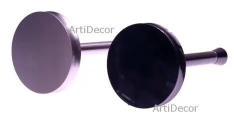 Embrasse wandrozet Acade mat chroom