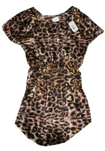 Tijgerjurkje, maten 104, 128 en 152