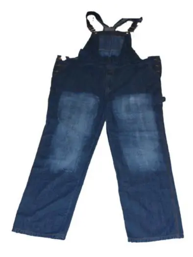 Tuinbroek " Donker blauw used ", in de maat 3XL