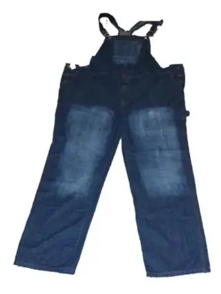 Tuinbroek " Donker blauw used ", in de maat 3XL