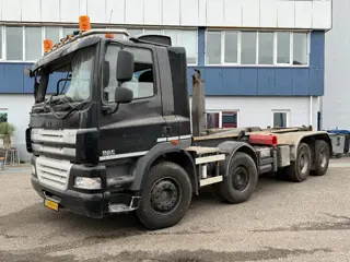 DAF CF 85.460 8X4 EURO 5 - FULL STEEL SUSP. - MANUAL GEAR - BIG AXLES + VDL HOOKLIFT