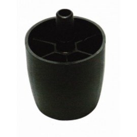 Kunststof meubelpoot zwart 60mm (4 stuks)