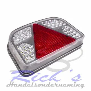Achterlicht, led verlichting aanhanger 244 x 149 mm