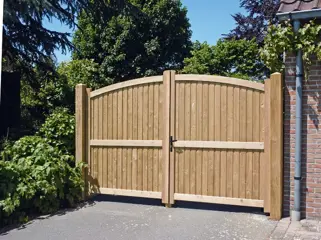 Poort Royal gebogen: 180/200 x 300