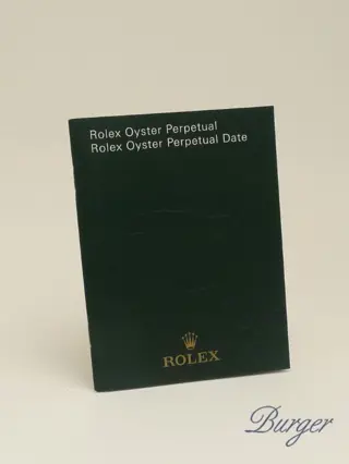 Rolex Date Manual Info Booklet 2009 French