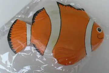 HOUTEN VIS 20 CM Nr 5 ORANJE NIEUW