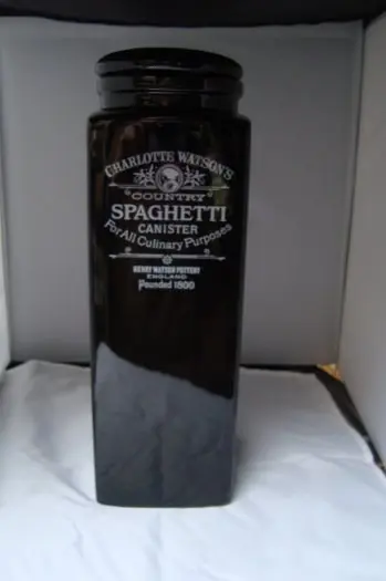 Voorraadpotten Charlotte Watson zwart