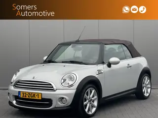 MINI Cooper 1.6 Cabrio Highgate | Xenon | Leder | Navigatie | 17" | Dealeronderhouden !