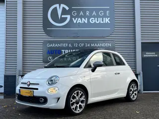 Fiat 500 1.2 Cabrio 69PK Trekhaak,CarPlay,Airco,Cruise,Isofix,ElektrRamen+Spiegels,Pdc,Led,Usb,Lmv,S