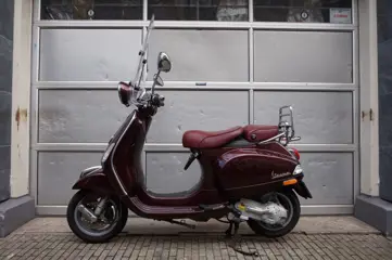 Vespa LXV Snor 4T Bordeaux Rood F-957-DL
