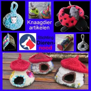 Superleuke knaagdierhutjes, iglo's, huisjes etc.