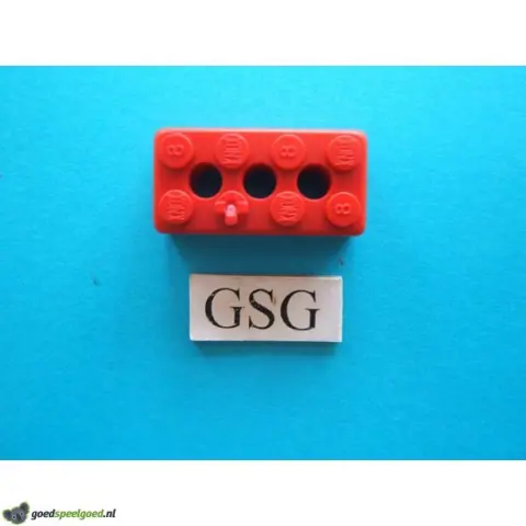 Steen 4x2 (8) rood nr. 16285