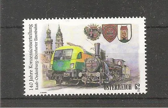 Raab-Oedenburg-Ebenfurter railway,Oostenrijk