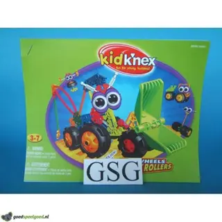 Kid knex fun wheels rovin' rollers bouwvoorbeeld nr.