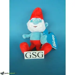 Stoffen marionette grote smurf nr. 50199-01 (22 cm)