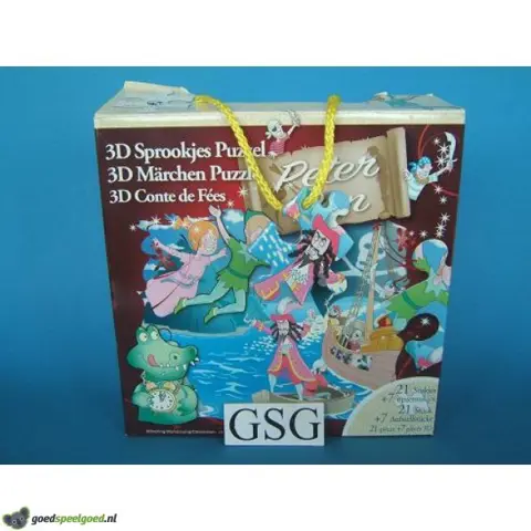 Peter Pan 3D sprookjespuzzel 21 st nr. 4A3DSP/A