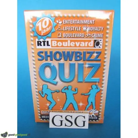 RTL Boulevard Showbizz quiz nr. 60205-01