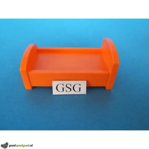 Bed 1 persoons oranje nr. 2069-04