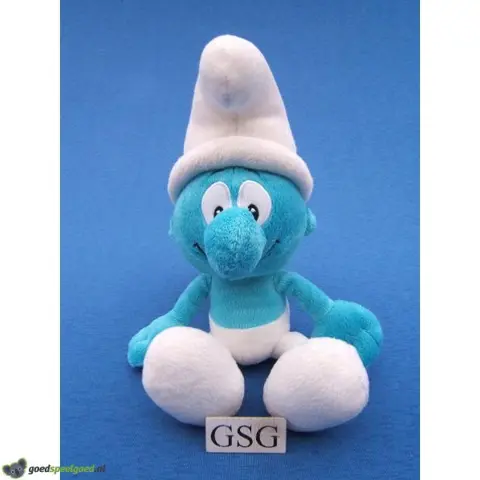 Stoffen smurf 29 cm nr. 50006-02