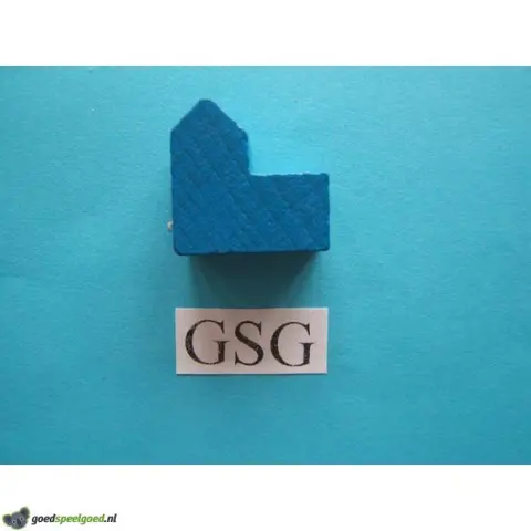 Stad blauw (hout) nr. 60267