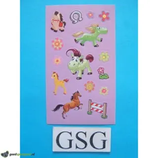 Stickervelletje paarden nr. 50273-01