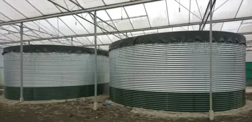 Nieuwe watersilo's compleet geleverd..