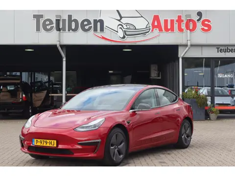 Tesla Model 3 Standard RWD Plus 60 kWh (€16.938,- excl. BTW), 90% SOH, Lederen interieur, Cruise con