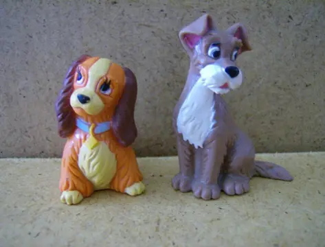 Lady en vagebond poppetje adv5467