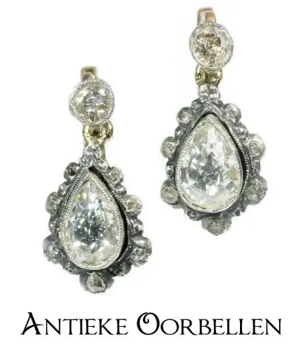 Verkoop van antieke oorbellen en oorhangers