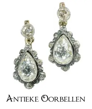 Verkoop van antieke oorbellen en oorhangers